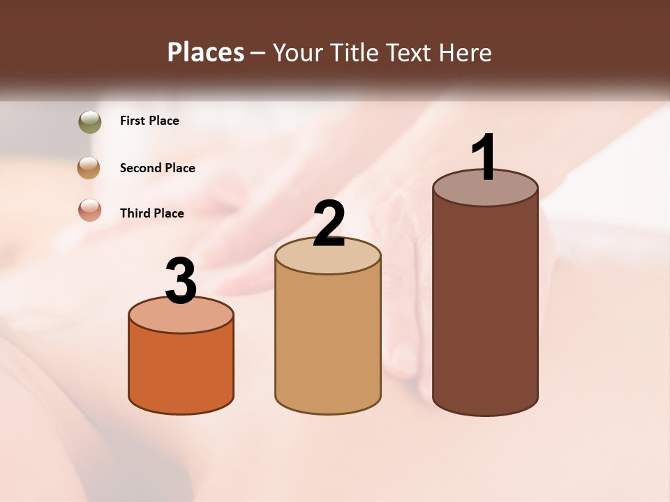 A Woman Getting A Back Massage With Her Hands On The Back PowerPoint Template