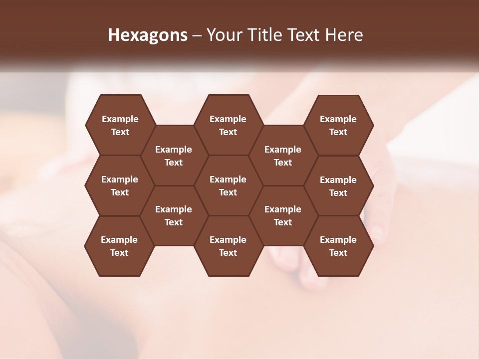 A Woman Getting A Back Massage With Her Hands On The Back PowerPoint Template