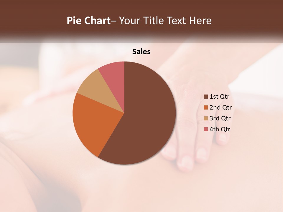 A Woman Getting A Back Massage With Her Hands On The Back PowerPoint Template