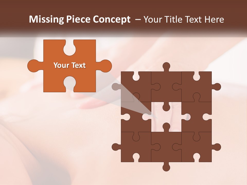 A Woman Getting A Back Massage With Her Hands On The Back PowerPoint Template