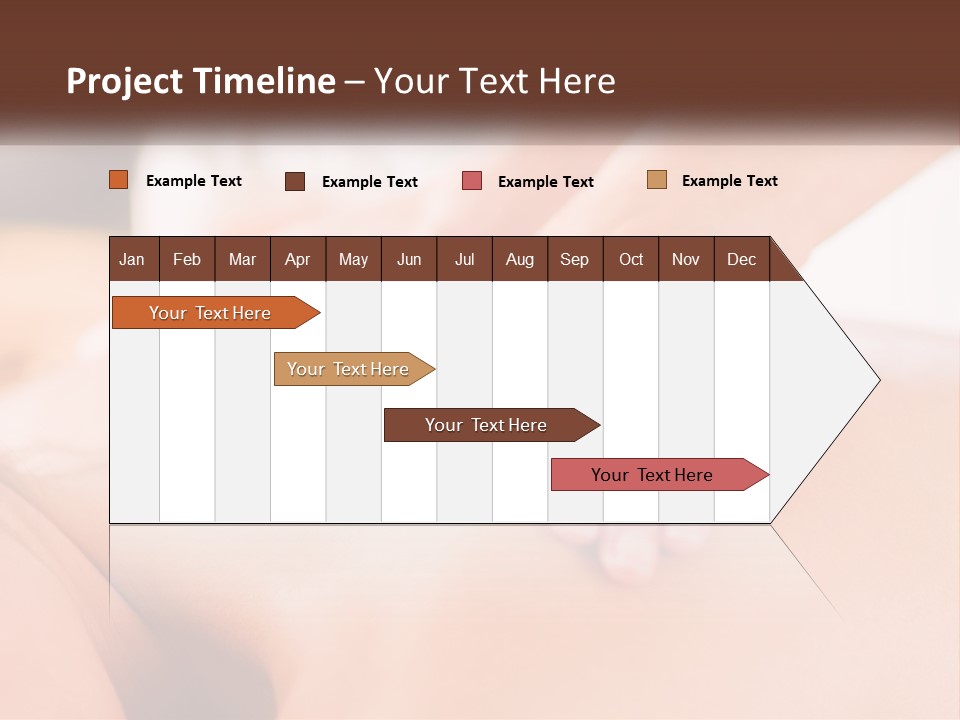 A Woman Getting A Back Massage With Her Hands On The Back PowerPoint Template