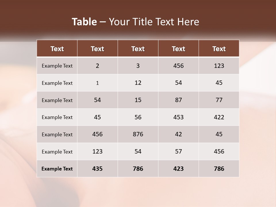 A Woman Getting A Back Massage With Her Hands On The Back PowerPoint Template