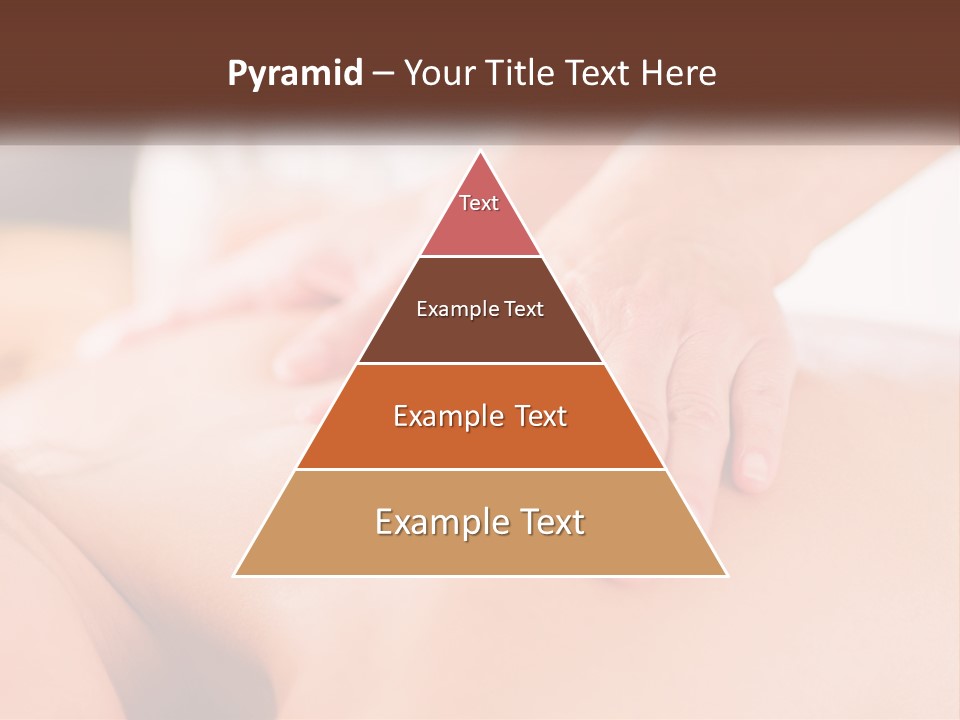 A Woman Getting A Back Massage With Her Hands On The Back PowerPoint Template