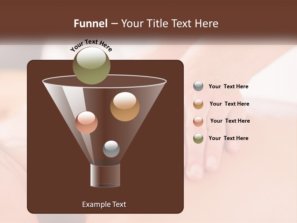 A Woman Getting A Back Massage With Her Hands On The Back PowerPoint Template