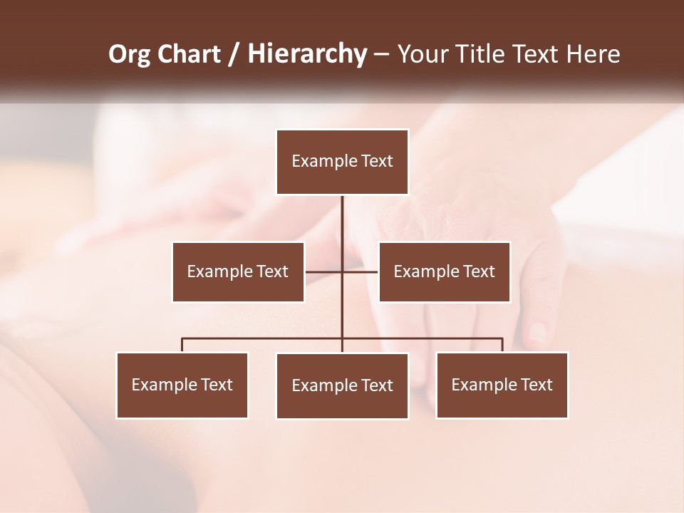 A Woman Getting A Back Massage With Her Hands On The Back PowerPoint Template