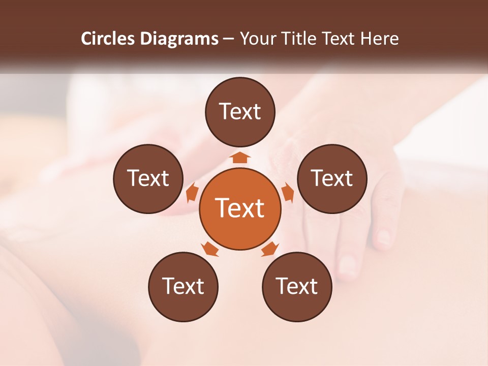 A Woman Getting A Back Massage With Her Hands On The Back PowerPoint Template