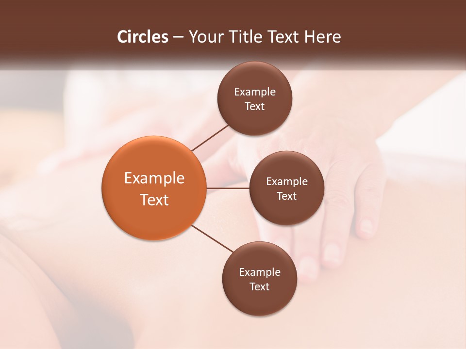 A Woman Getting A Back Massage With Her Hands On The Back PowerPoint Template