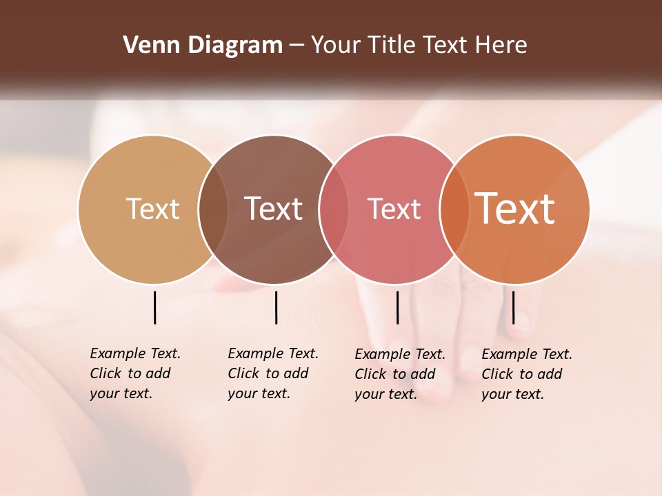 A Woman Getting A Back Massage With Her Hands On The Back PowerPoint Template