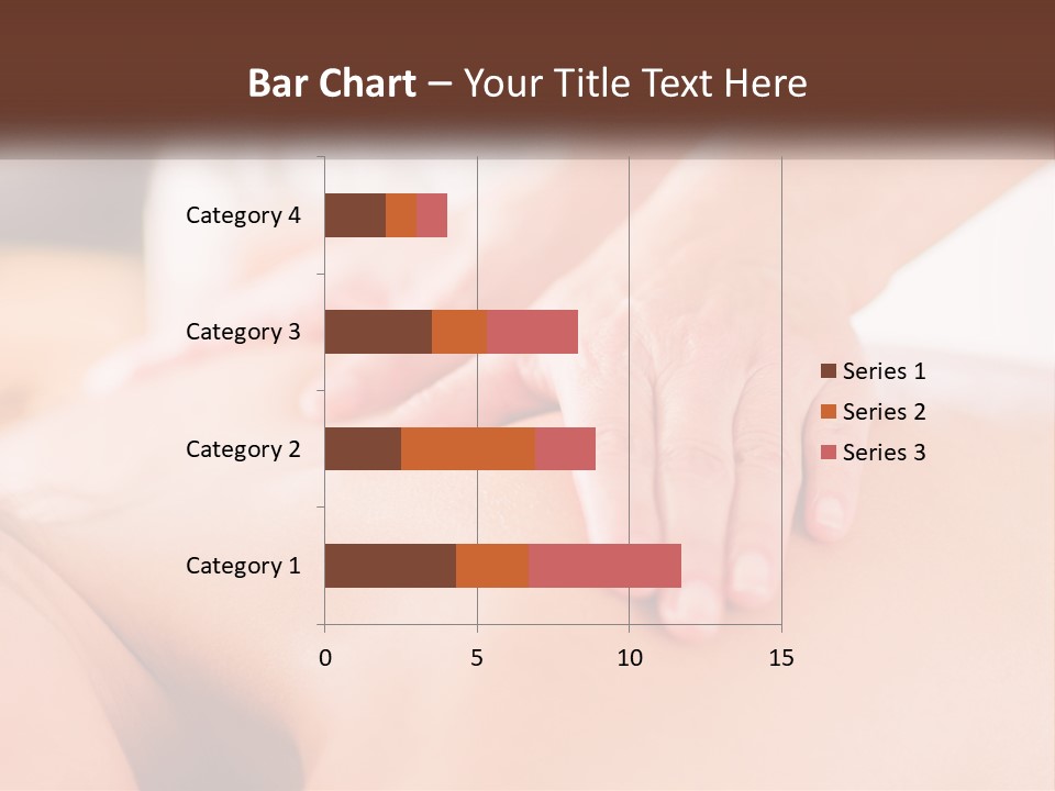 A Woman Getting A Back Massage With Her Hands On The Back PowerPoint Template