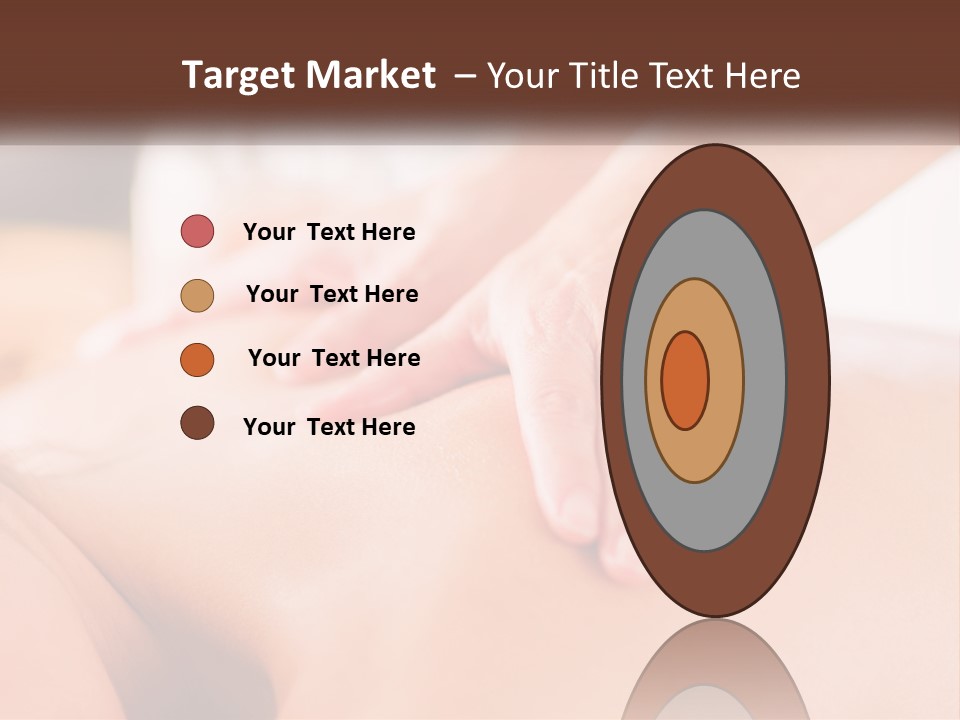A Woman Getting A Back Massage With Her Hands On The Back PowerPoint Template