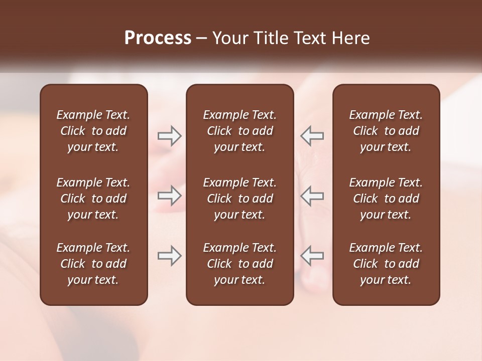 A Woman Getting A Back Massage With Her Hands On The Back PowerPoint Template