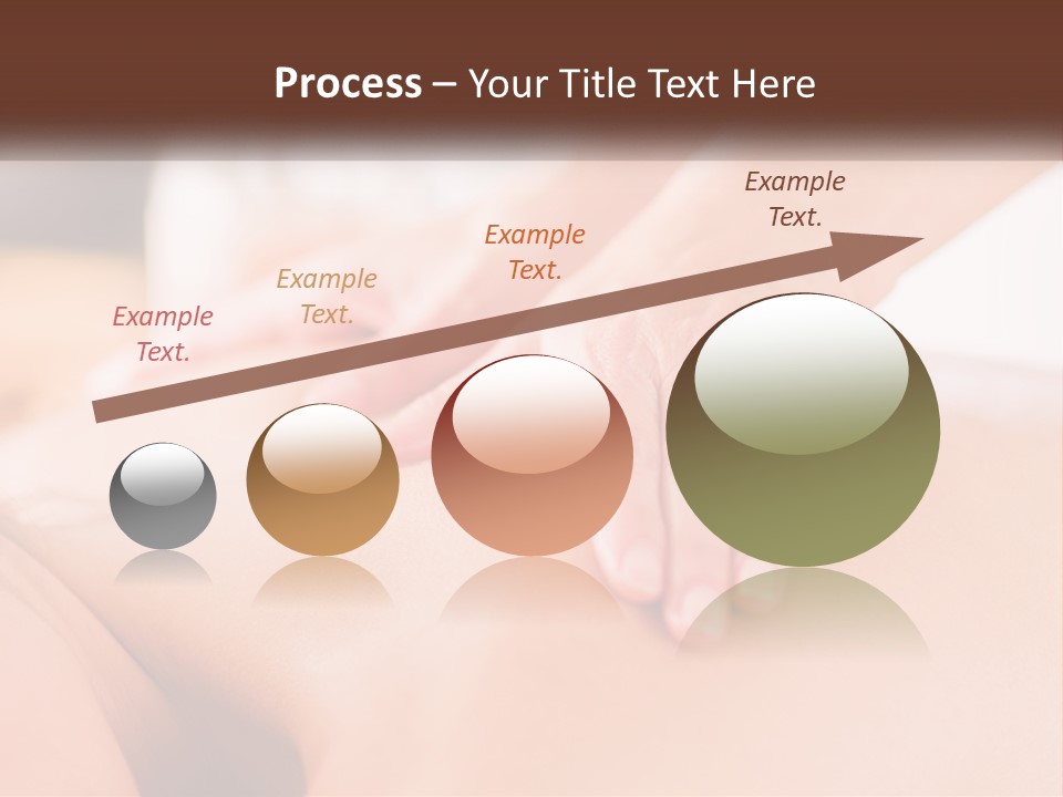 A Woman Getting A Back Massage With Her Hands On The Back PowerPoint Template