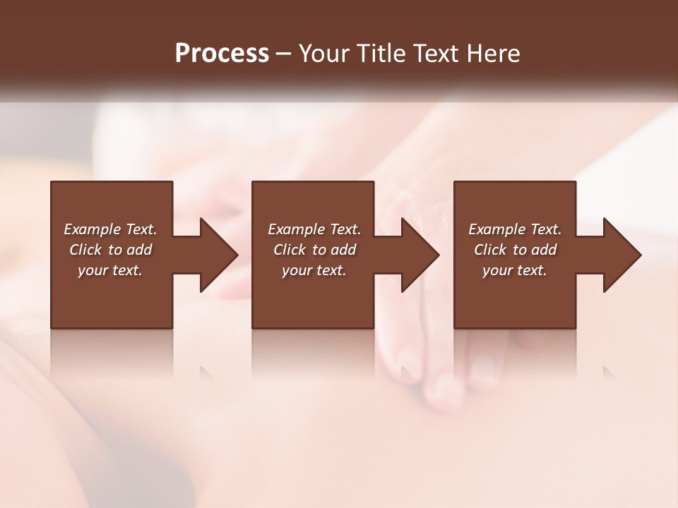 A Woman Getting A Back Massage With Her Hands On The Back PowerPoint Template