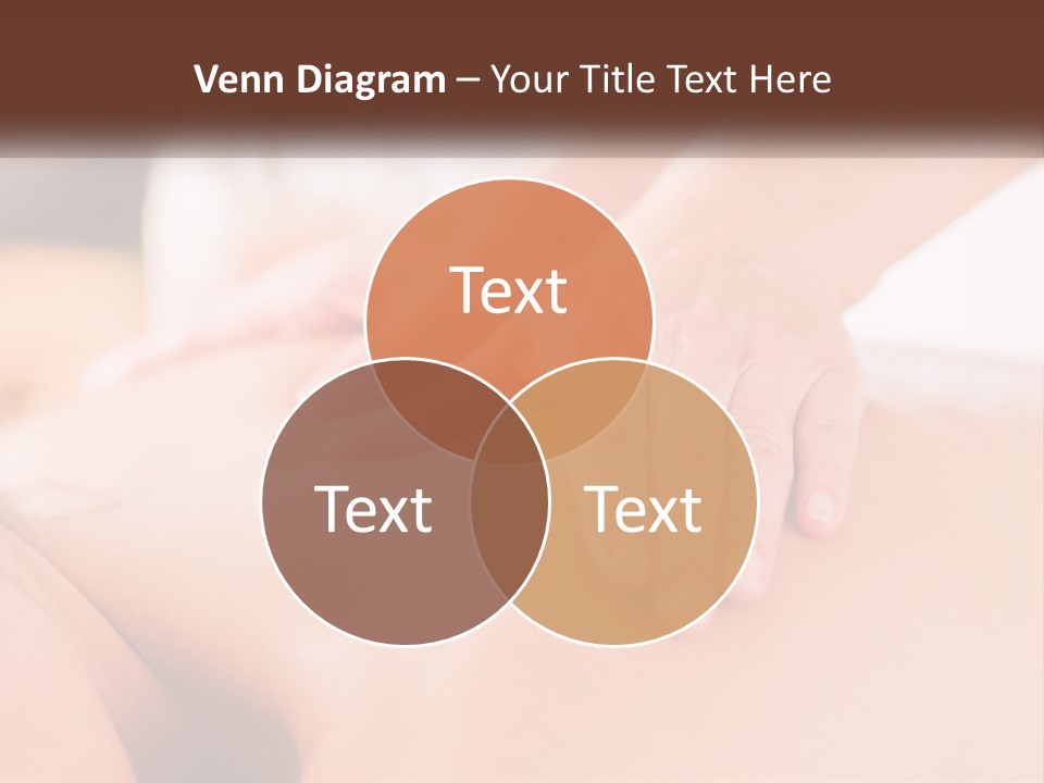 A Woman Getting A Back Massage With Her Hands On The Back PowerPoint Template