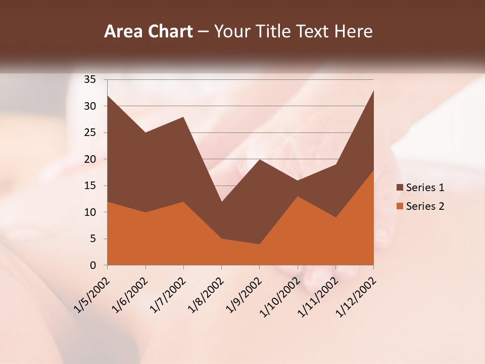 A Woman Getting A Back Massage With Her Hands On The Back PowerPoint Template