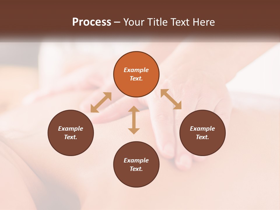 A Woman Getting A Back Massage With Her Hands On The Back PowerPoint Template