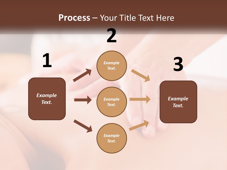 A Woman Getting A Back Massage With Her Hands On The Back PowerPoint Template