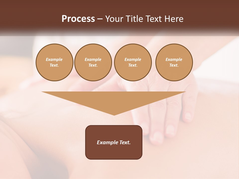 A Woman Getting A Back Massage With Her Hands On The Back PowerPoint Template