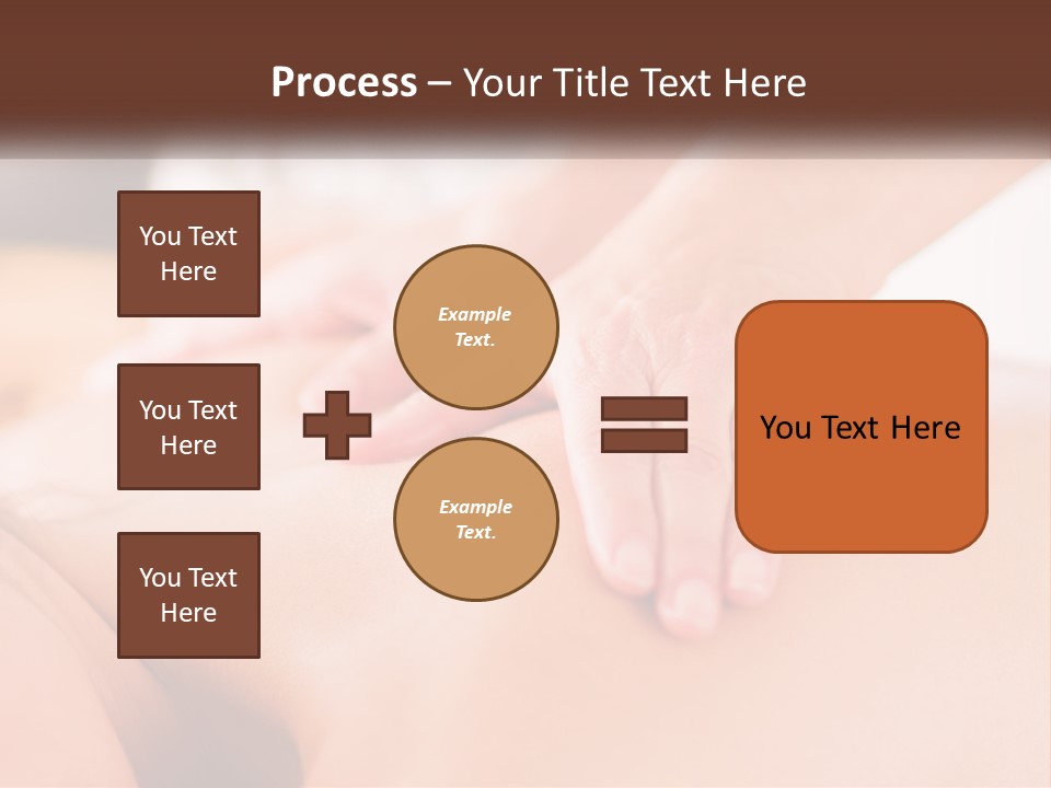 A Woman Getting A Back Massage With Her Hands On The Back PowerPoint Template