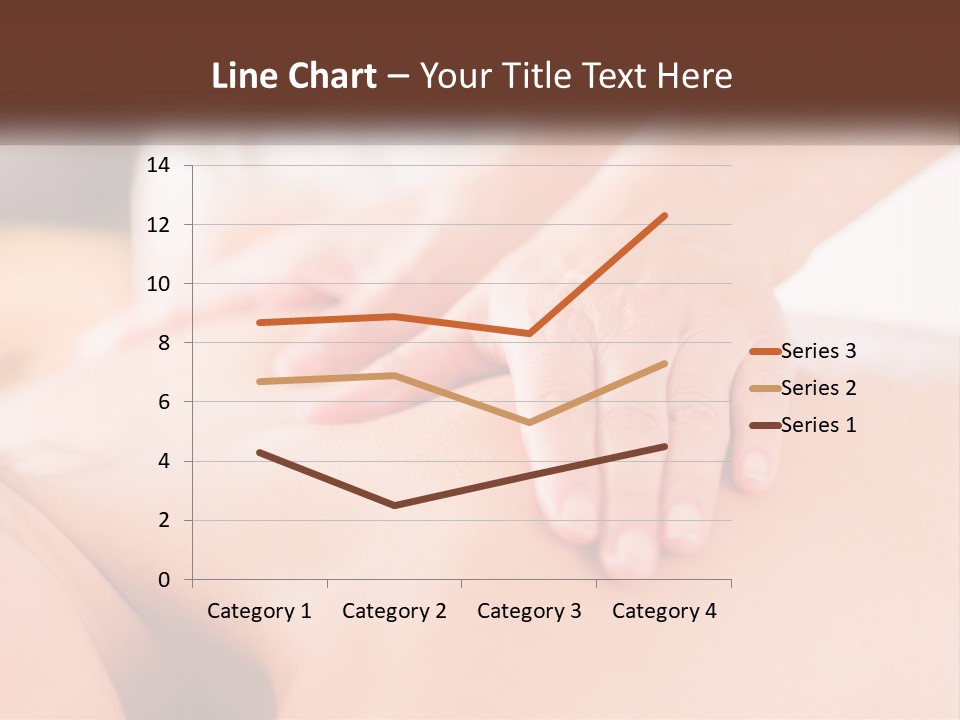 A Woman Getting A Back Massage With Her Hands On The Back PowerPoint Template