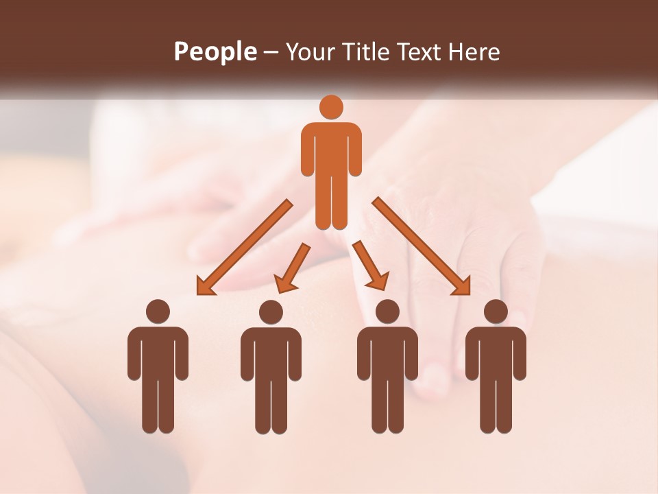 A Woman Getting A Back Massage With Her Hands On The Back PowerPoint Template