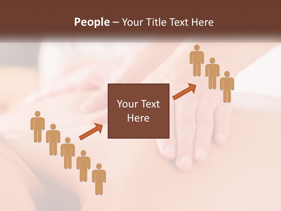A Woman Getting A Back Massage With Her Hands On The Back PowerPoint Template