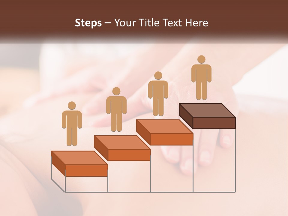 A Woman Getting A Back Massage With Her Hands On The Back PowerPoint Template