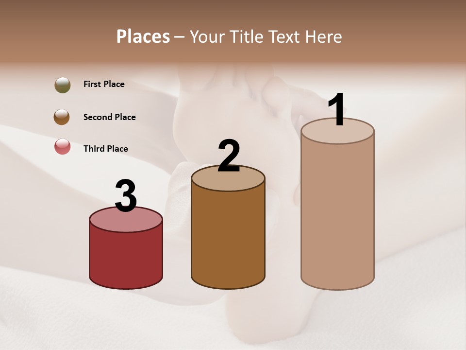 A Person Laying On A Bed With Their Feet Up PowerPoint Template