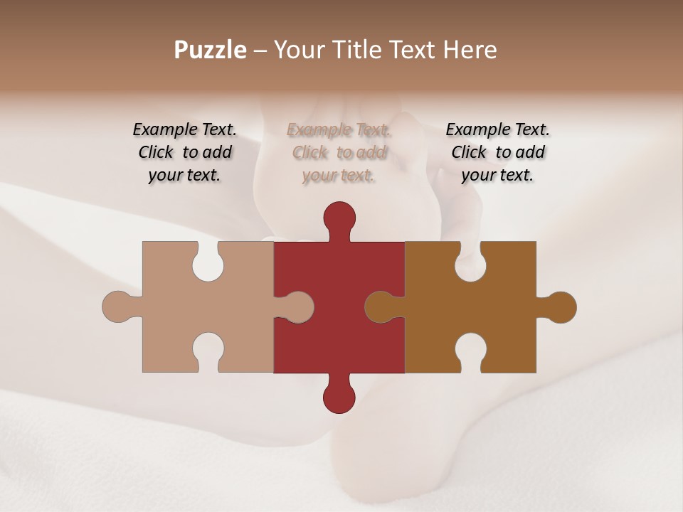 A Person Laying On A Bed With Their Feet Up PowerPoint Template