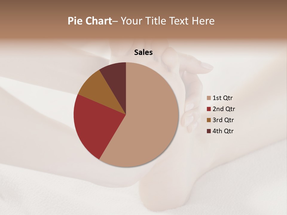 A Person Laying On A Bed With Their Feet Up PowerPoint Template