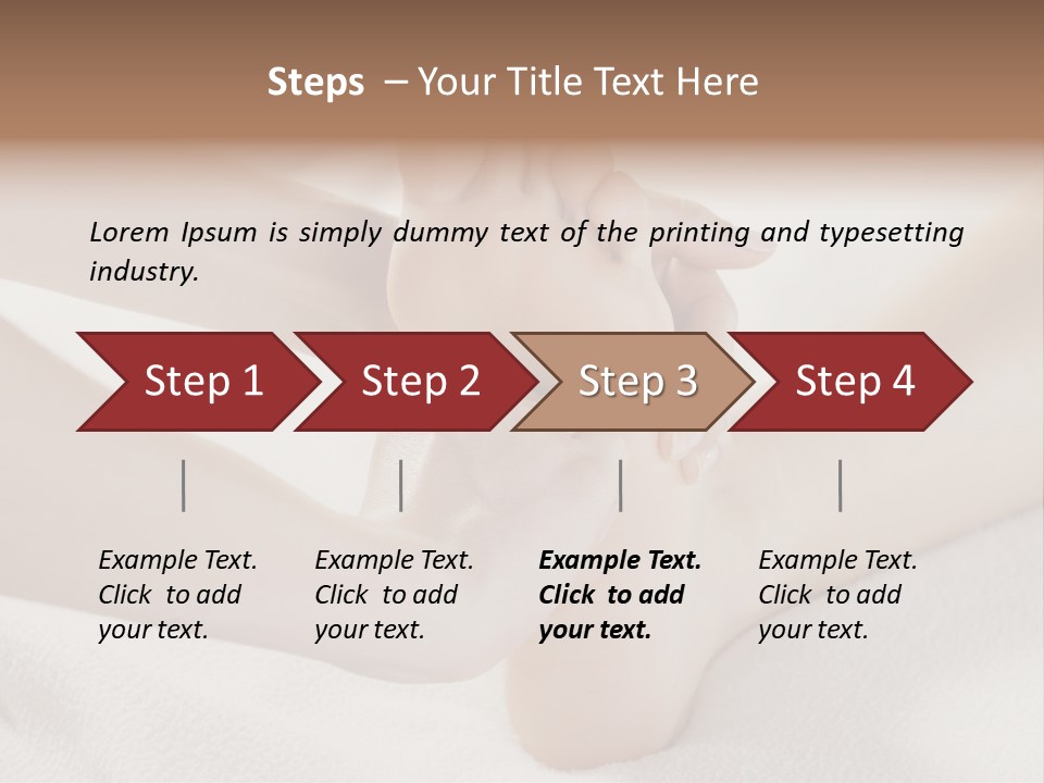 A Person Laying On A Bed With Their Feet Up PowerPoint Template