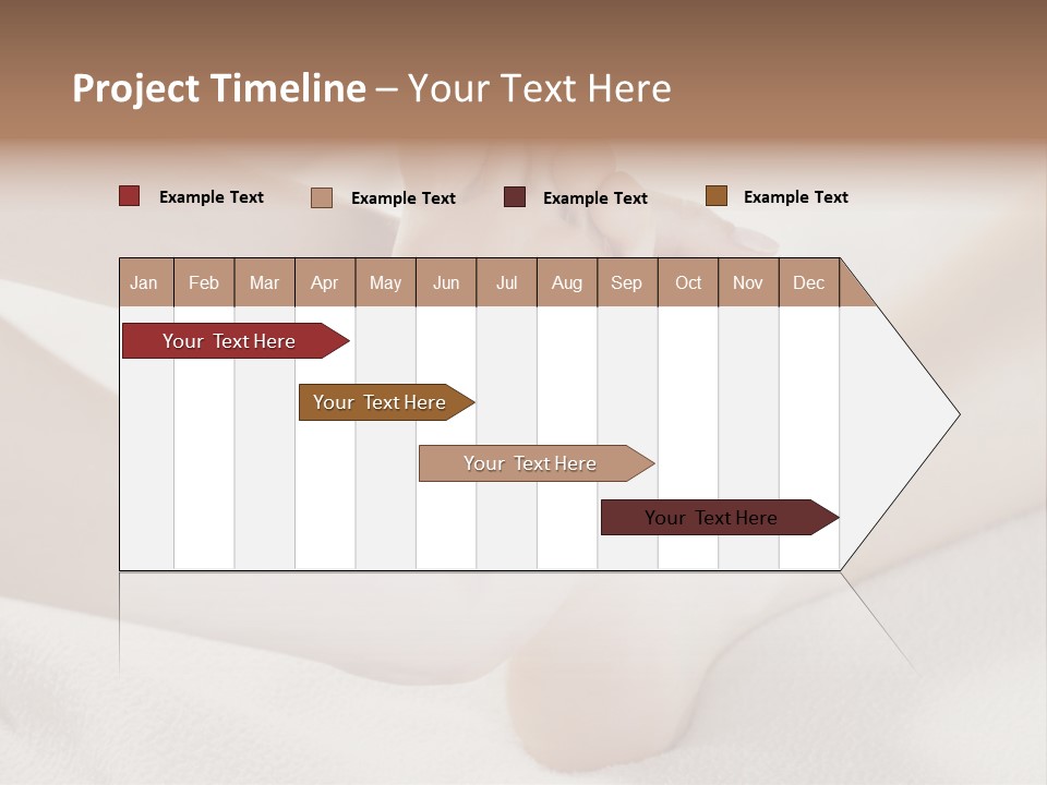A Person Laying On A Bed With Their Feet Up PowerPoint Template