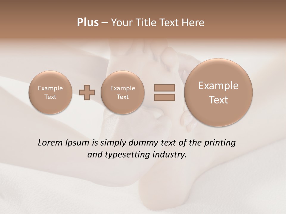 A Person Laying On A Bed With Their Feet Up PowerPoint Template