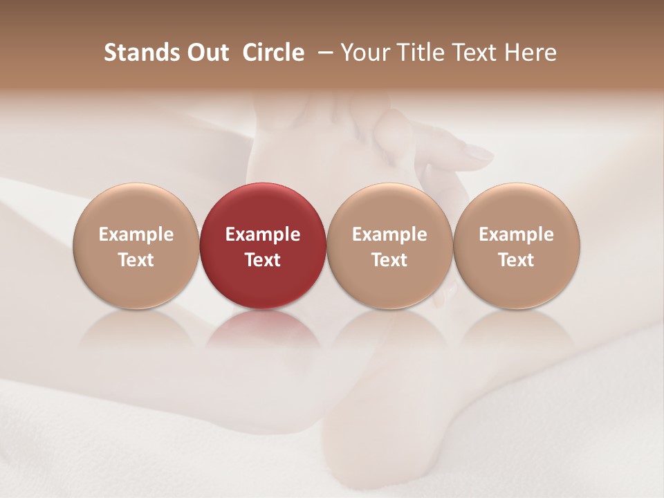 A Person Laying On A Bed With Their Feet Up PowerPoint Template