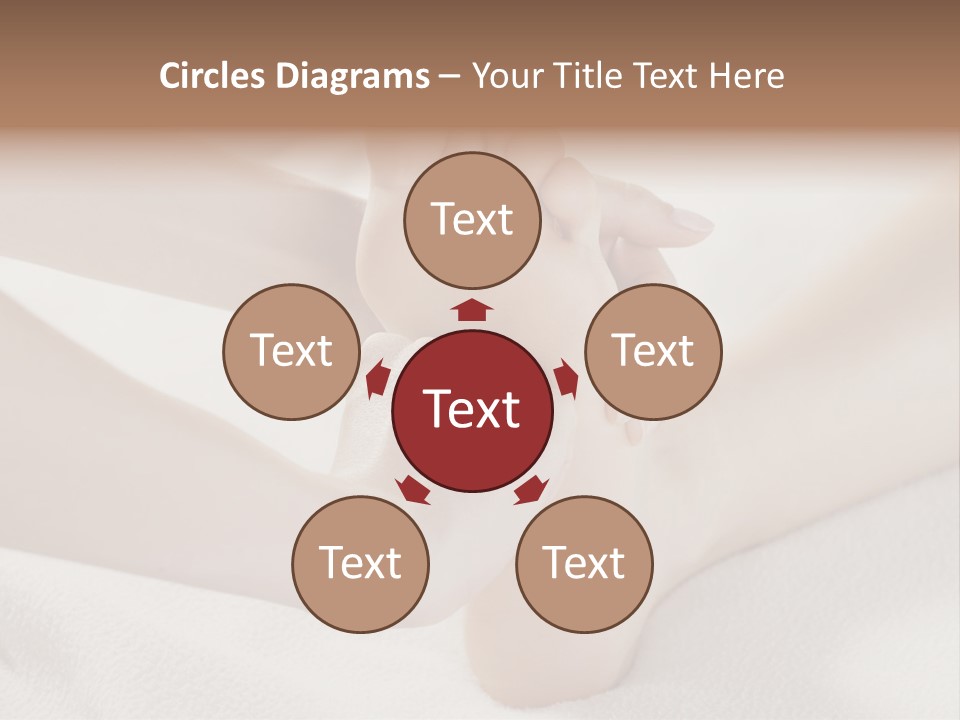 A Person Laying On A Bed With Their Feet Up PowerPoint Template