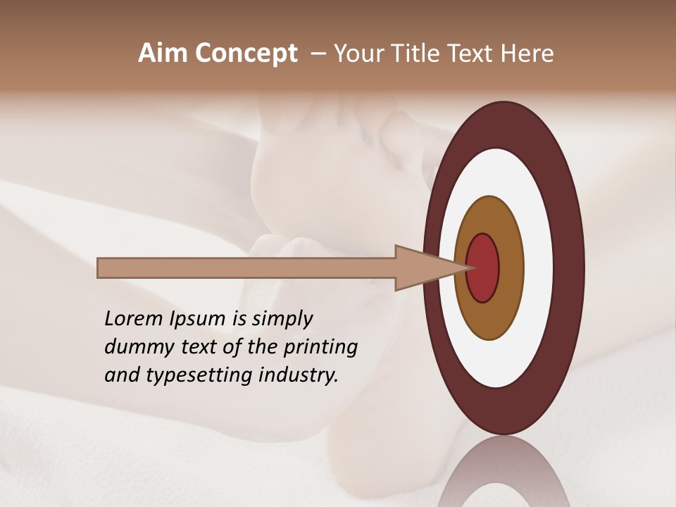 A Person Laying On A Bed With Their Feet Up PowerPoint Template