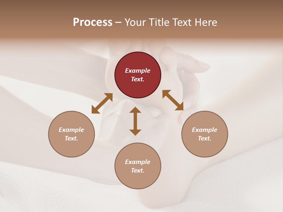 A Person Laying On A Bed With Their Feet Up PowerPoint Template