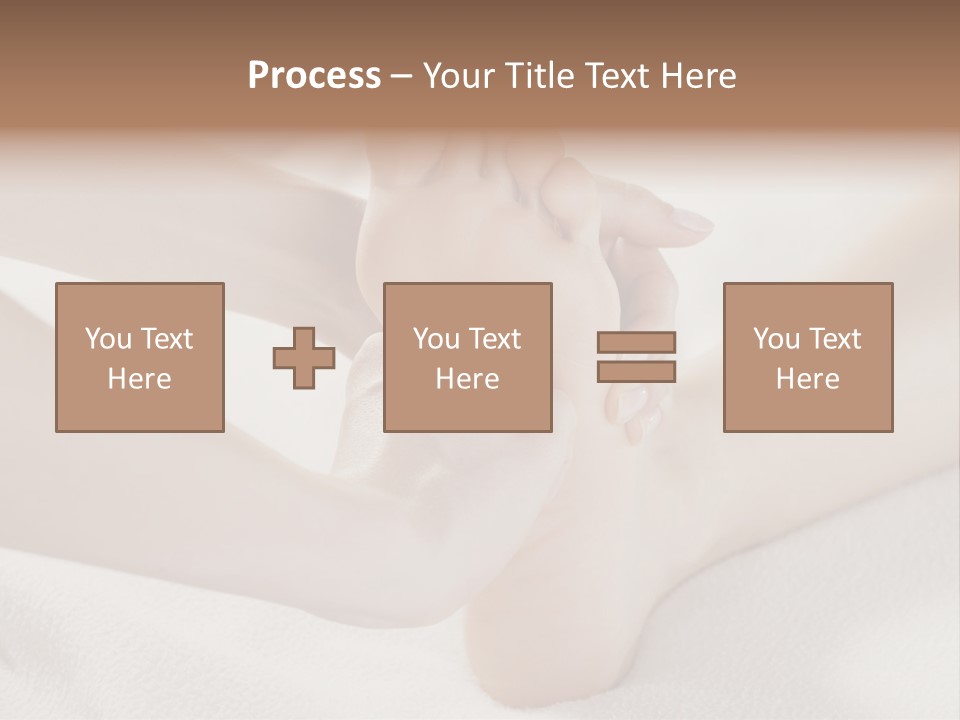 A Person Laying On A Bed With Their Feet Up PowerPoint Template