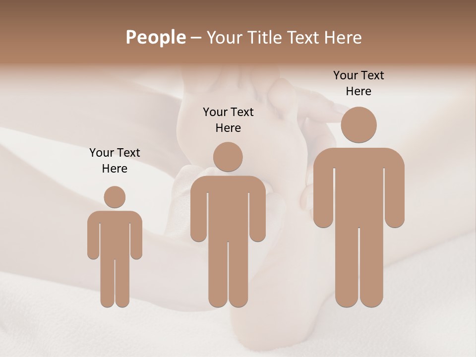 A Person Laying On A Bed With Their Feet Up PowerPoint Template