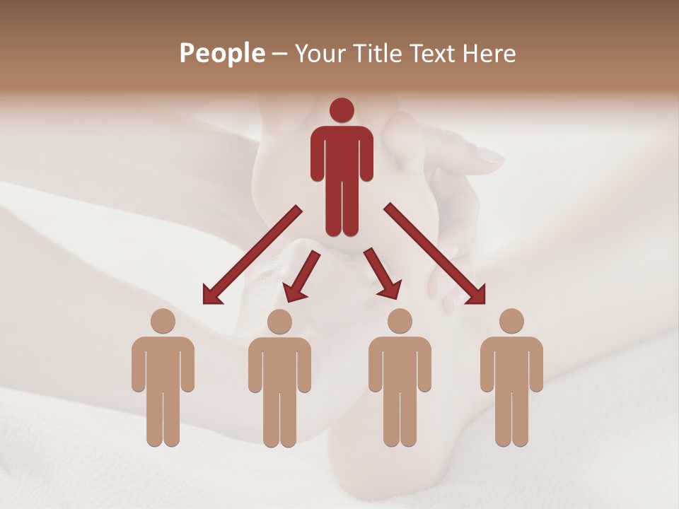 A Person Laying On A Bed With Their Feet Up PowerPoint Template