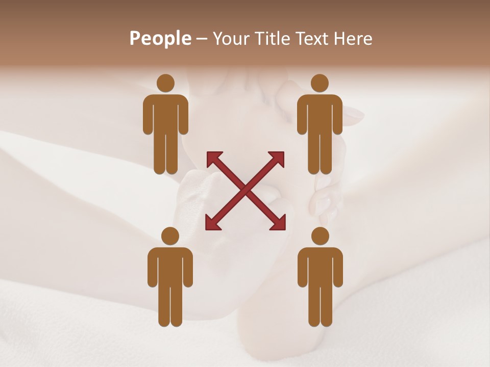 A Person Laying On A Bed With Their Feet Up PowerPoint Template