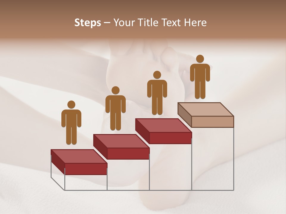 A Person Laying On A Bed With Their Feet Up PowerPoint Template