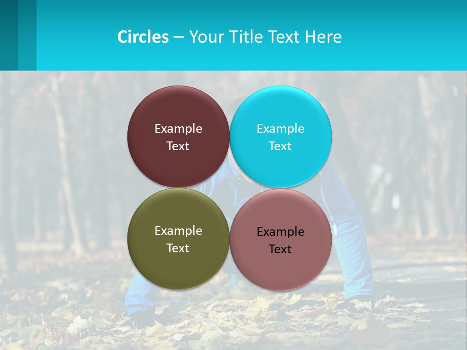 A Man Is Doing Push Ups In The Park PowerPoint Template