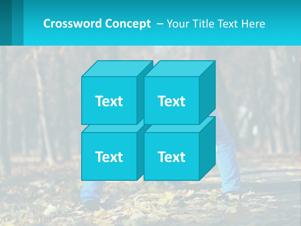 A Man Is Doing Push Ups In The Park PowerPoint Template