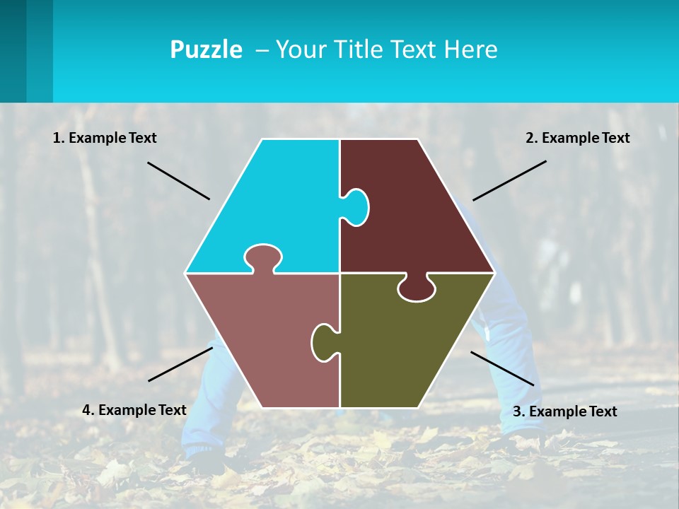 A Man Is Doing Push Ups In The Park PowerPoint Template