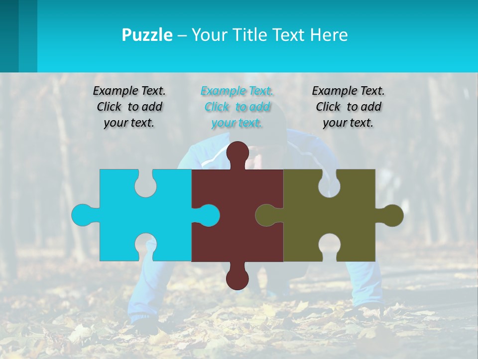 A Man Is Doing Push Ups In The Park PowerPoint Template