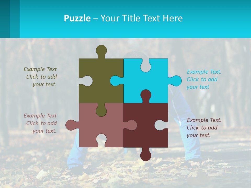 A Man Is Doing Push Ups In The Park PowerPoint Template