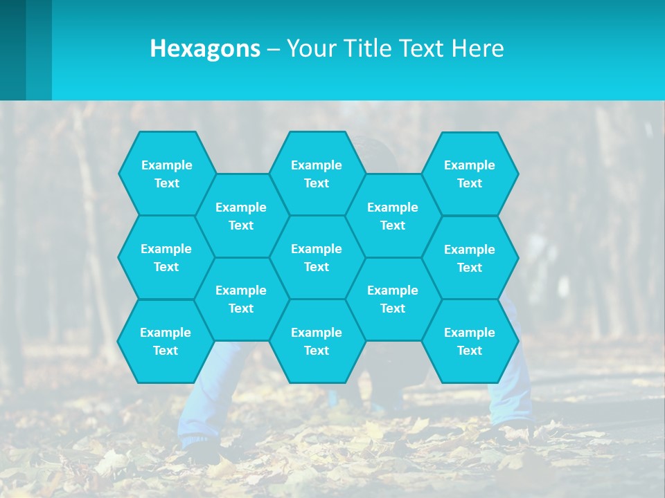 A Man Is Doing Push Ups In The Park PowerPoint Template