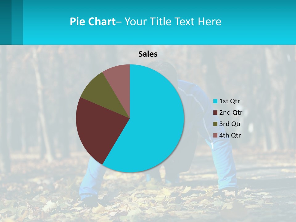 A Man Is Doing Push Ups In The Park PowerPoint Template