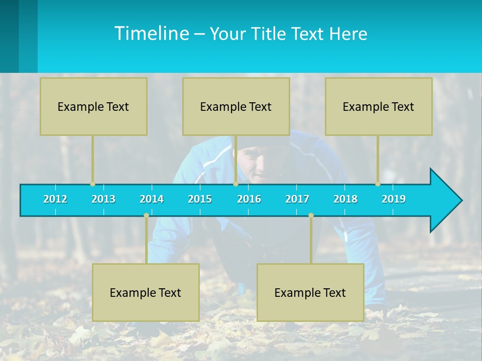 A Man Is Doing Push Ups In The Park PowerPoint Template